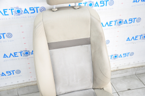 Driver's seat Toyota Camry v50 12-14 usa with airbag, leather beige + suede, electric, heated, for dry cleaning, creases on leather