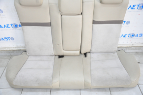 Rear row of seats 2nd row Toyota Camry v50 12-14 usa beige leather + suede, dry cleaning, creases on leather