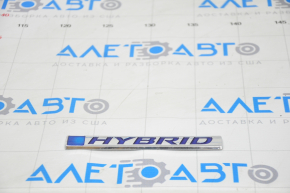 Left hybrid fender emblem for a 13-17 Honda Accord