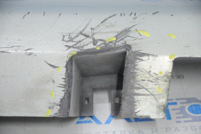 Right threshold Ford Fusion mk5 13-20 blue, broken fasteners, tear, scratches, dented, worn