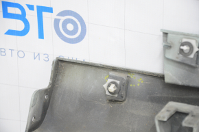 Right threshold Ford Fusion mk5 13-20 blue, broken fasteners, tear, scratches, dented, worn
