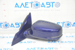 Side mirror left Honda Accord 13-17 6 pins, turn signal, blue