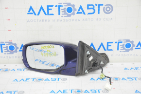 Side mirror left Honda Accord 13-17 6 pins, turn signal, blue
