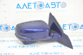 Side mirror right Honda Accord 16-17 12 pins, turn signal, camera, blue