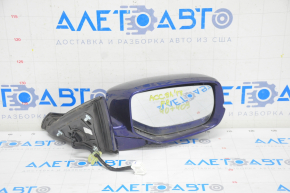 Side mirror right Honda Accord 16-17 12 pins, turn signal, camera, blue