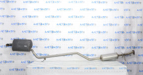 Middle and rear muffler with barrel for Honda Accord 13-15 hybrid