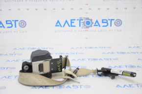 Driver's seat belt Ford Fusion mk5 13-16 beige, shot tensioner, for dry cleaning