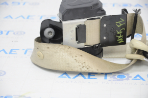 Driver's seat belt Ford Fusion mk5 13-16 beige, shot tensioner, for dry cleaning