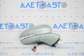 Side mirror right Ford Fusion mk5 13-7 pins, turn signal, heated, blue