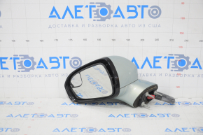 Side mirror left Ford Fusion mk5 13-7 pins, turn signal, heated, blue