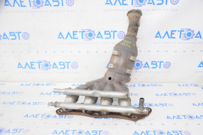 Exhaust manifold with catalytic converter Ford Fusion mk5 13-20 hybrid, corrugated pipe sawed off