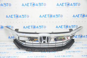 Radiator grille Honda Accord 16-17 hybrid, complete, with chrome, sand