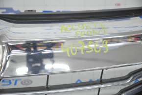 Radiator grille Honda Accord 16-17 hybrid, complete, with chrome, sand