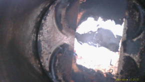 Jeep Grand Cherokee WK2 17- 3.6 engine, half-pan is punctured, without a dipstick, a chip is broken