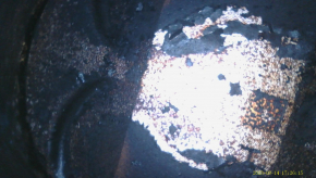 Jeep Grand Cherokee WK2 17- 3.6 engine, half-pan is punctured, without a dipstick, a chip is broken