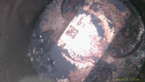 Jeep Grand Cherokee WK2 17- 3.6 engine, half-pan is punctured, without a dipstick, a chip is broken