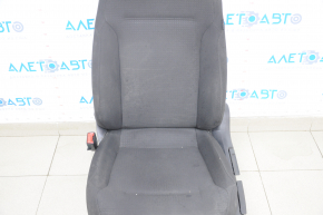 Driver's seat VW Jetta 11-18 USA without airbag, manual, black cloth with black insert