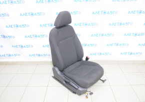 Passenger seat VW Jetta 11-18 USA without airbag, manual, black cloth with black insert