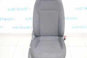 Passenger seat VW Jetta 11-18 USA without airbag, manual, black cloth with black insert