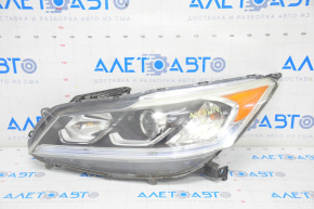 Headlight front left bare Honda Accord 16-17 hybrid, rest, halogen under DRL, for polishing