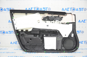 Door trim card front right Honda Accord 13-17 leather black, wood trim, type 2