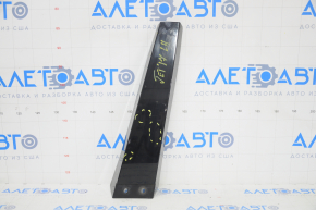 Outer center pillar trim left VW Jetta 11-18 USA plastic, broken fasteners, scratches
