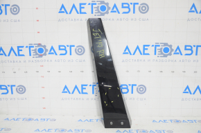 Center pillar trim outer right VW Jetta 11-18 USA plastic, broken fasteners, scratches