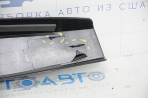 Center pillar trim outer right VW Jetta 11-18 USA plastic, broken fasteners, scratches