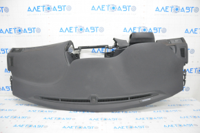 Torpedo front panel with AIRBAG Honda Accord 13-17 black, wood inserts