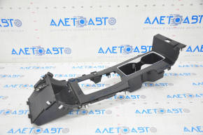 Center console trim with cup holder Honda Accord 13-17 type 2, black gloss