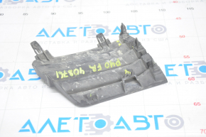 Right bumper grille Toyota Prius V 12-14 pre-rest, without fog lights, cracked fastener
