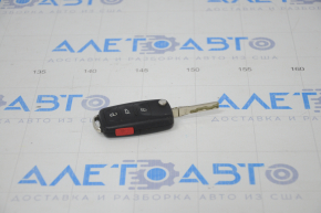 Key VW Jetta 11-18 USA 4 buttons, folding, scratches, worn