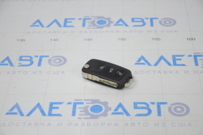 Key VW Jetta 11-18 USA 4 buttons, folding, scratches, worn