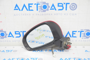 Side mirror left Toyota Prius V 12-17 5 pins, red