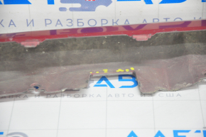 Front bumper bare Toyota Prius V 12-14 pre-rest, red, dented, tears, broken fasteners