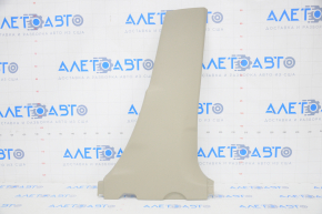 Toyota Prius 30 10-15 lower right center pillar trim, beige