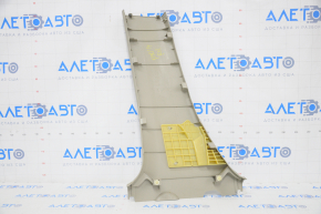 Toyota Prius 30 10-15 lower right center pillar trim, beige