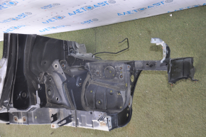 Quarter front right Nissan Rogue 14-20 black, non-standard, pokes