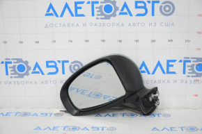 Side mirror left Toyota Prius 30 10-15 5 pins, green