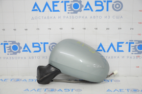 Side mirror left Toyota Prius 30 10-15 5 pins, green