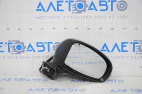 Side mirror right Toyota Prius 30 10-15 5 pins, green