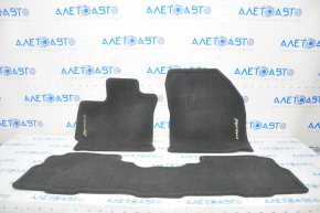 Set of floor mats for Toyota Prius V 12-17 cloth black