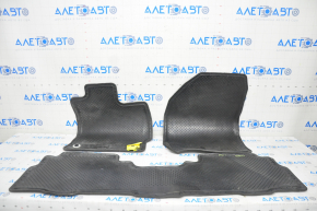 Set of floor mats for Toyota Prius V 12-17 cloth black
