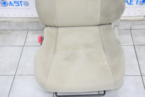 Driver's seat Toyota Prius V 12-17 without airbag, mechanical + electric, beige velour, chemically treated