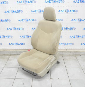 Driver's seat Toyota Prius V 12-17 without airbag, mechanical + electric, beige velour, chemically treated