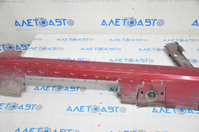 Left threshold Toyota Prius V 12-17 red, fragment broken off, sawed off, scratches