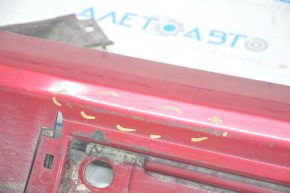 Left threshold Toyota Prius V 12-17 red, fragment broken off, sawed off, scratches