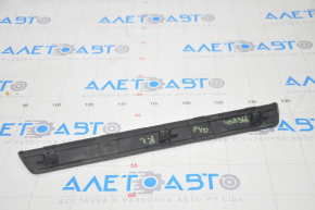 Door sill trim rear left outer Toyota Prius V 12-17 black, scratch