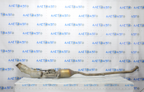 Intake pipe with catalytic converter Toyota Prius V 12-17 dented bracket and resonator