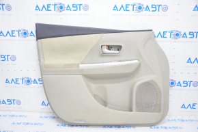 Door trim card front left Toyota Prius V 12-17 velour, beige, for dry cleaning